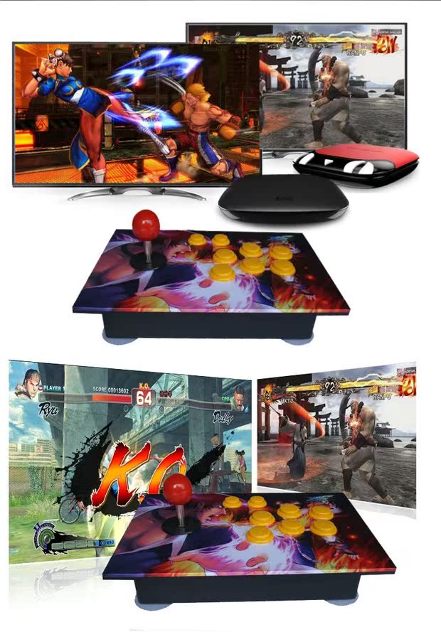 Cần điều khiển điện thoại di động xử lý trò chơi Android máy tính arcade 9798 King of Fighters TV nhà điều khiển trò chơi - Cần điều khiển tay cầm chơi game ps4